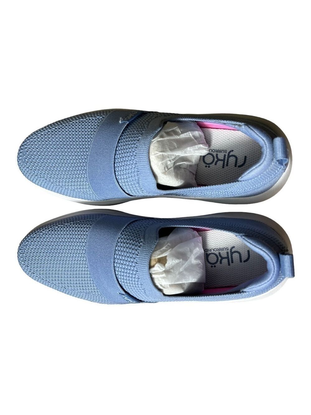 Ryka Astrid Knit Slip-On Sneaker (in tempst blue) - Picture 4 of 13